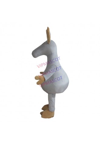 Grey Deer Costume Cosplay Outfits Adult Size Cartoon Mascot costume For Carnival Festival Commercial Dress