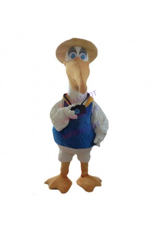 Pelican Bird Mascot Costume Commercial Advertising Carnival Party Dress Outfit for Adult