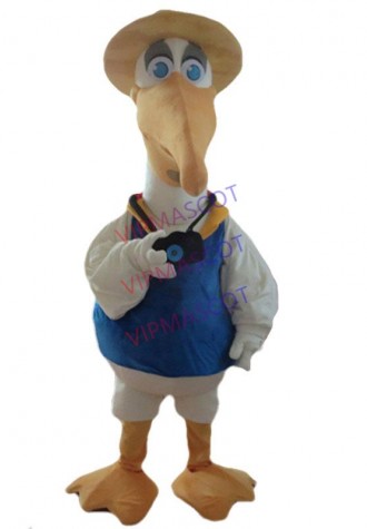 Pelican Bird Mascot Costume Commercial Advertising Carnival Party Dress Outfit for Adult