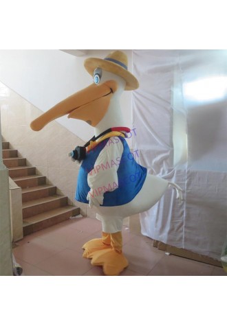 Pelican Bird Mascot Costume Commercial Advertising Carnival Party Dress Outfit for Adult