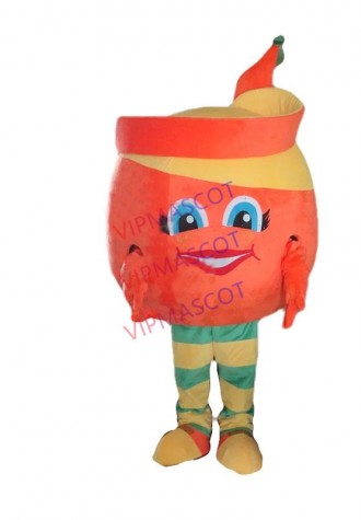 Latest High Quality Custom Crazy Orange Mascot Costumes Fruit Mascot Costume Halloween Party Carnival Holiday Special Clothings
