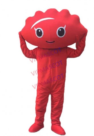 Wholesale Chinese Dumplings Food Mascot Costume Adult Size Food Theme Cartoon Jiaozi Cosplay Costumes Fancy Dress Can Add Logo