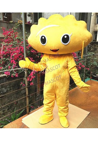 Wholesale Chinese Dumplings Food Mascot Costume Adult Size Food Theme Cartoon Jiaozi Cosplay Costumes Fancy Dress Can Add Logo