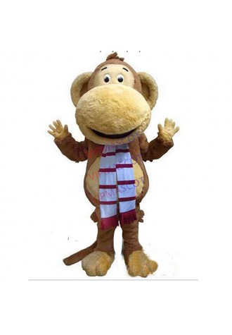 Mouth Monkey Mascot Costumes Monkey Cartoon Apparel advertisement costumes Halloween Birthday party