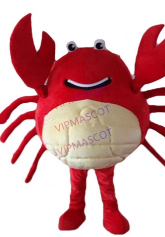 Red Crab Mascot Costumes EVA Material cartoon Apparel Cosplay Custom made Adult Size