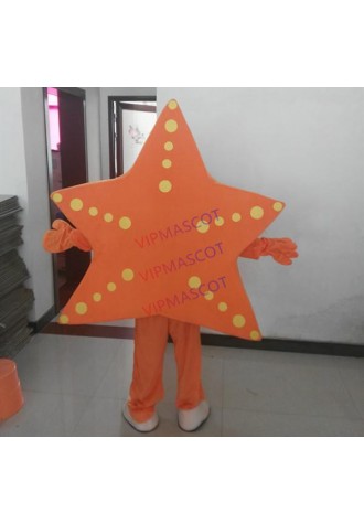 Newest Star Fish Mascot Costume Sea World Creatures Cartoon Character Mascotte Outfit Suit Halloween Fancy Dress Free Ship