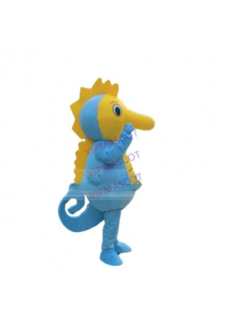 Seahorse Hippocampus Mascot Costume Ocean Animal Cartoom Mascot Costumes Halloween Fancy Dress Christmas Cosplay for Party Event