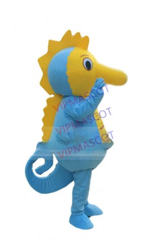 Seahorse Hippocampus Mascot Costume Ocean Animal Cartoom Mascot Costumes Halloween Fancy Dress Christmas Cosplay for Party Event