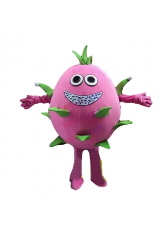 Dragon Fruit Pitaya Mascot Costume Vegetables mascot costumes Fancy Dress Cartoon Character Party Outfit