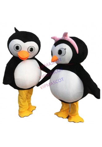 Penguin Mascot Costume Cosplay Fancy Dress Adult Size Halloween Costumes Apparel