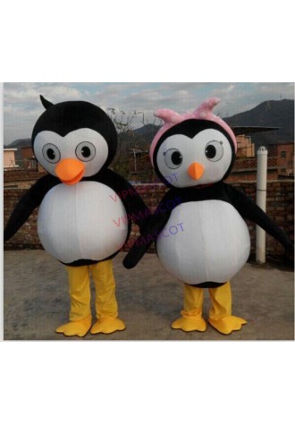 Penguin Mascot Costume Cosplay Fancy Dress Adult Size Halloween Costumes Apparel