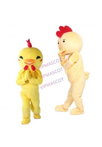 Hot Sale Cartoon Yellow Chick Mascot Little Cute Birds Custom Fancy Costume Kit Mascotte Theme Fancy Dress Carnival Costume