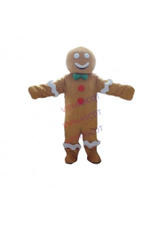 Gingerbread Man Mascot Custom Products Fancy Dress Outfit Adult Hot Selling Anime Mascot Costume Gift for Halloween Party
