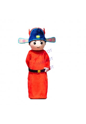 Scholar Mascot Chinese Traditional Cartoon Mascot Costume Cartoon Mascot Aadult Size Halloween Carnival Costume