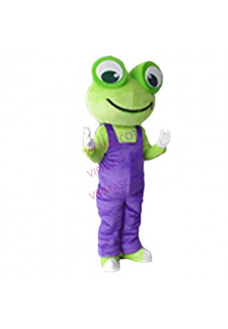 Make EVA Material Frogs Mascot Costumes Frog Cartoon Apparel Birthday Party Masquerade Mascot Costume for Christmas Adult Suit