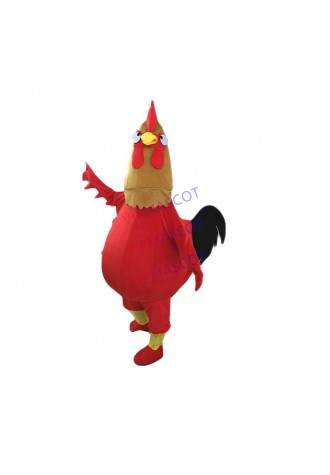 Chicken Mascot Adult Size Cartoon Character Cock Costume Halloween Fancy Dress Christmas Cosplay for Halloween Party Event