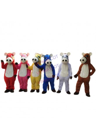 New Horse Mascot Costume Unisex Adult Size Fancy Dress Cartoon Character Cosplay Adult Size Carnival Apparel