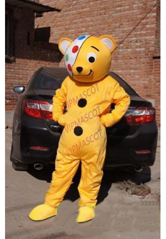 Factory direct EVA material helmet cute bear mascot costume movie props show walking cartoon costume Cosplay 413