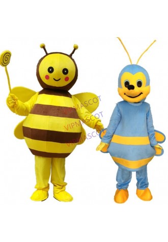 Little Bee Mascot Costume Character Fancy Dress Suit Cartoon Birthday party Bumblebee Mascot Costume Halloween performance props