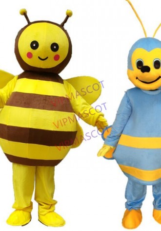 Little Bee Mascot Costume Character Fancy Dress Suit Cartoon Birthday party Bumblebee Mascot Costume Halloween performance props