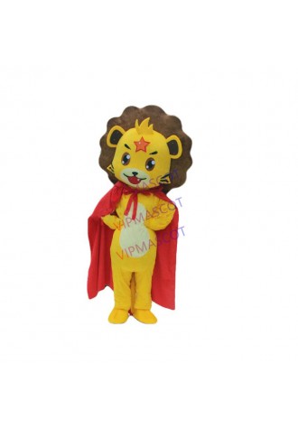 Lion Mascot Costume Cartoon Character Suit Adult Size Carnival Costume Fancy Dress Animal Mascot Costumes for Party