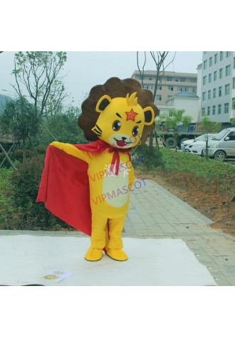 Lion Mascot Costume Cartoon Character Suit Adult Size Carnival Costume Fancy Dress Animal Mascot Costumes for Party