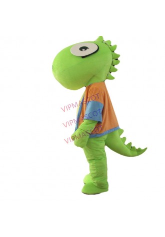 Green Dragon Dinosaur Mascot Costume Fancy Costume Cosplay Mascotte for Adults Gift for Halloween Carnival party