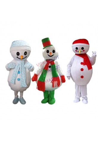 Christmas snowman Mascot Costume fancy dress costume animal Halloween Party