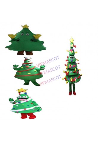 Christmas tree Mascot Costume Cartoon Character Fancy Dress Suit Cartoon Mascot Chase costume