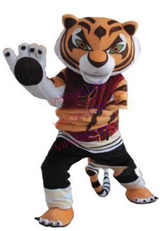 Tigress Tiger Kung Fu Panda Friend Crtoon Mascot adult Costume sales cosplay costumes for Halloween party event