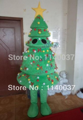 mascot NEW Christmas tree mascot costume good quality cartoon mascotte outfit