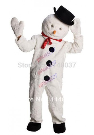 mascot wholesale good quality snowman Christmas mascot costume holiday mascotte outfit