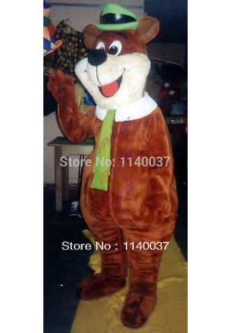 mascot BEAR Mascot Costume Adult Size Cartoon Character Mascotte Outfit Suit EMS FREE SHIPPING