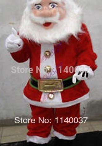 mascot Christmas Santa Claus Mascot Costume Adult Size Christmas Santa Claus Mascotte Outfit Suit