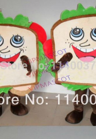 mascot Sandwich Costume Sandwich Mascot Costumes Cartoon Character Food Mascotte Outfit Advertising Stage Props