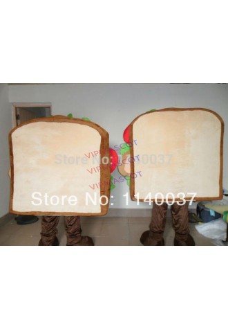 mascot Sandwich Costume Sandwich Mascot Costumes Cartoon Character Food Mascotte Outfit Advertising Stage Props