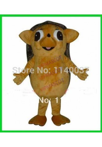 mascot Lovely Little Wild Brown Hedgehog Mascot Costume Adult Size Animal Cartoon Character Cosply Costume Carnival Costume