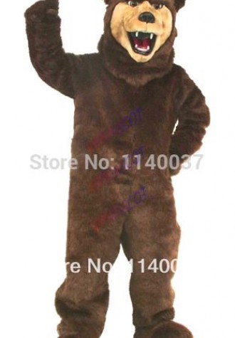 mascot Big Black Bear Plush Mascot Costume Adult Size Good Quality Bear Mascotte Mascota Outfit Suit Party Fancy Dress