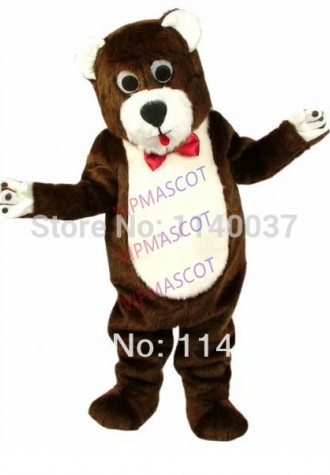 mascot Deluxe Material Teddy Bear Mascot Costume Teddy Bear Mascotte Mascota Outfit Suit Party Carnival Fancy Dress