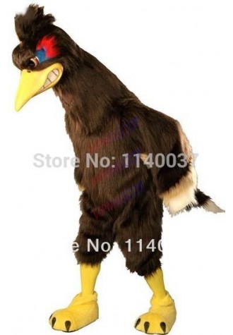 mascot Long Hair Plush Material Road Runner Mascot Costume Adult Size High Quality Mascotte Party Carnival Cosply Costume