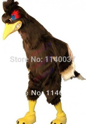 mascot Long Hair Plush Material Road Runner Mascot Costume Adult Size High Quality Mascotte Party Carnival Cosply Costume