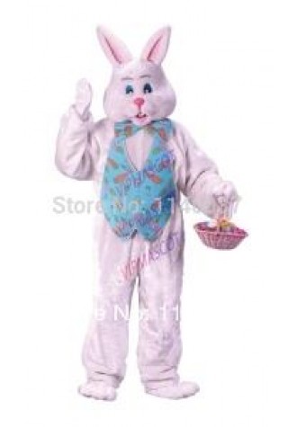 mascot Pink Easter Bunny rabbit Mascot Costume Cartoon Character carnival costume fancy Costume party