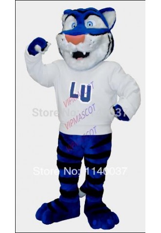 mascot blue head tiger Mascot Costume Custom fancy costume anime cosplay kits mascotte theme fancy dress carnival costume