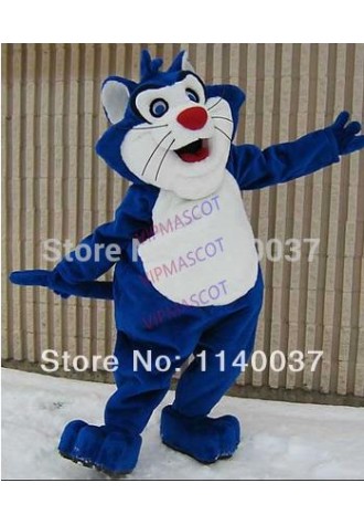 mascot Blue Fat Cat mascot costume custom fancy costume anime cosplay kits mascotte theme fancy dress carnival costume