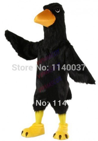 mascot Black Bird Raven Mascot Costume custom fancy costume anime cosplay kit mascotte theme fancy dress carnival costume