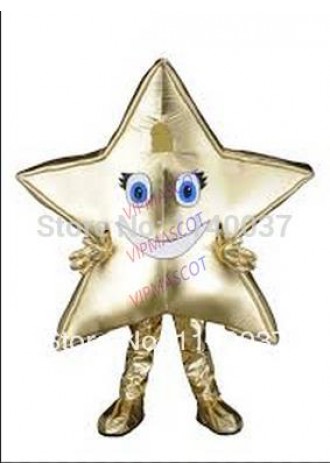 mascot golden star  mascot costume custom cosplay Cartoon mascotte costume carnival costume fancy Costume