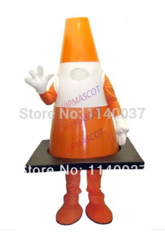 mascot THE TRAFFIC CONE mascot costume custom fancy dress cosplay Cartoon mascotte costume carnival costume fancy