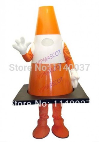 mascot THE TRAFFIC CONE mascot costume custom fancy dress cosplay Cartoon mascotte costume carnival costume fancy