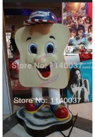 mascot bread mascot costume custom fancy dress cosplay Cartoon mascotte costume carnival costume fancy costume
