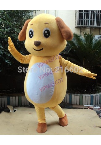 cosplay costumes Yellow dog Mascot costume Adult size Yellow dog Mascot costume